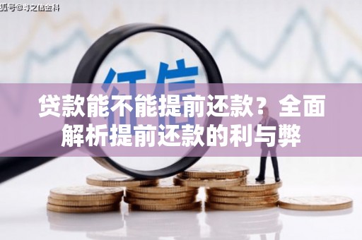 宝兴贷款能不能提前还款？全面解析提前还款的利与弊