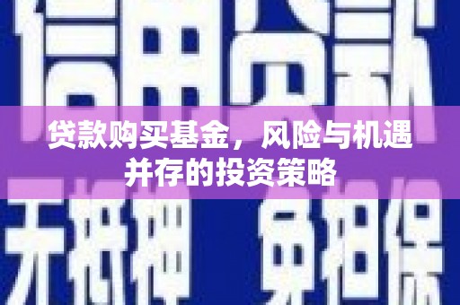 宝兴贷款购买基金，风险与机遇并存的投资策略