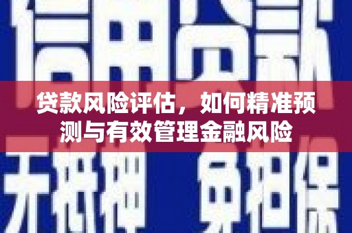 宝兴贷款风险评估，如何精准预测与有效管理金融风险