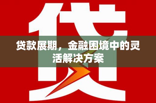 宝兴贷款展期，金融困境中的灵活解决方案