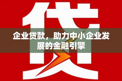 宝兴企业贷款，助力中小企业发展的金融引擎
