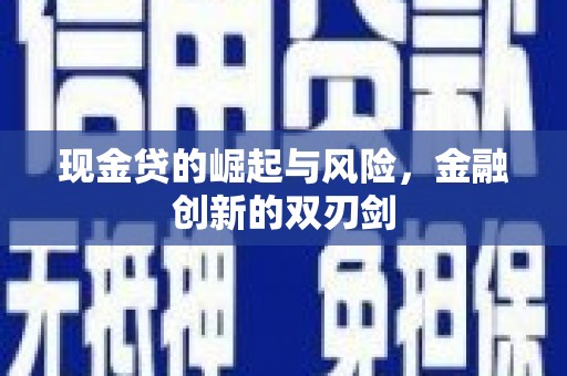 宝兴现金贷的崛起与风险，金融创新的双刃剑