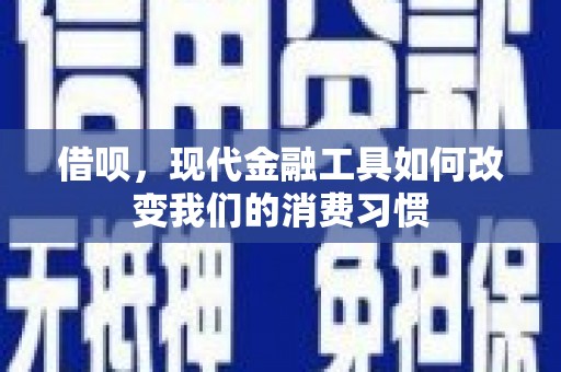 宝兴借呗，现代金融工具如何改变我们的消费习惯