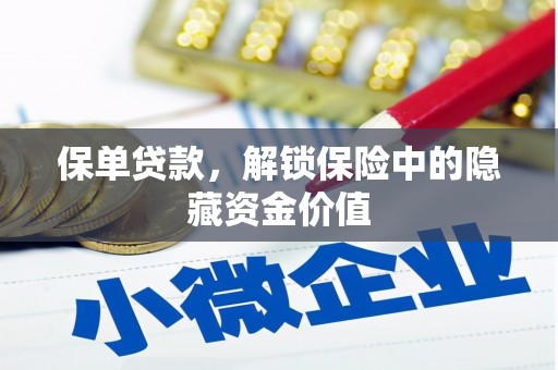 宝兴保单贷款，解锁保险中的隐藏资金价值