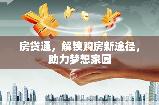 宝兴房贷通，解锁购房新途径，助力梦想家园