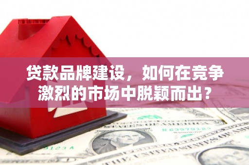 宝兴贷款品牌建设，如何在竞争激烈的市场中脱颖而出？