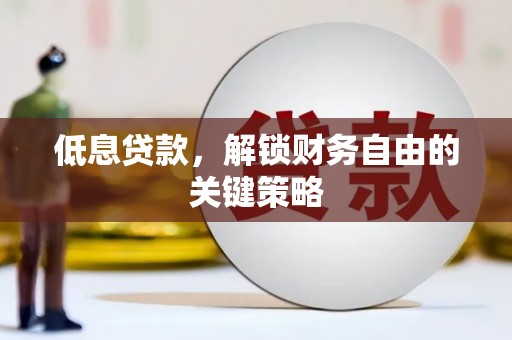 宝兴低息贷款，解锁财务自由的关键策略