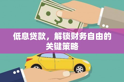 宝兴低息贷款，解锁财务自由的关键策略