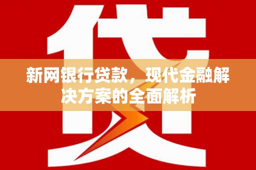 宝兴新网银行贷款，现代金融解决方案的全面解析