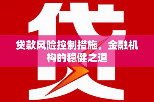 宝兴贷款风险控制措施，金融机构的稳健之道