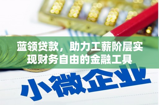 宝兴蓝领贷款，助力工薪阶层实现财务自由的金融工具