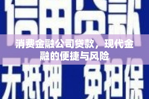 宝兴消费金融公司贷款，现代金融的便捷与风险