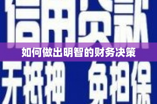 宝兴如何做出明智的财务决策