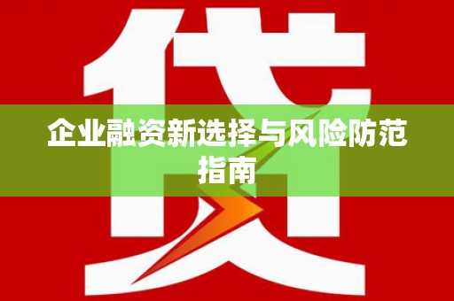 宝兴企业融资新选择与风险防范指南