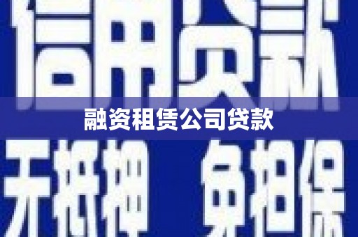 宝兴融资租赁公司贷款